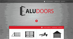 Desktop Screenshot of aludoors.cz